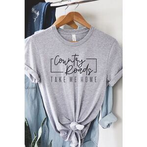 Bella Canvas Country Roads Take Me Home Tee